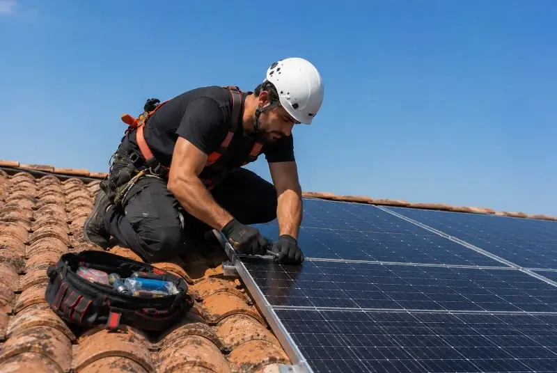 Maintenance et monitoring de panneaux solaires à Sauvian