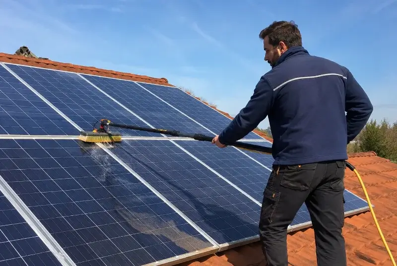 Nettoyage et entretien de panneaux solaires à Sauvian