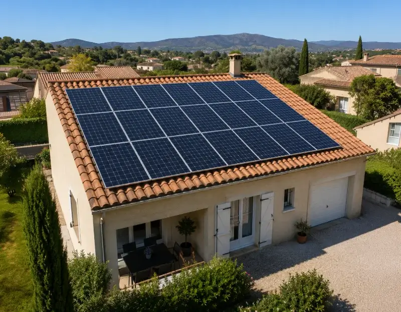 Prime à l'autoconsommation panneaux solaires Sauvian — aide financière de l'État